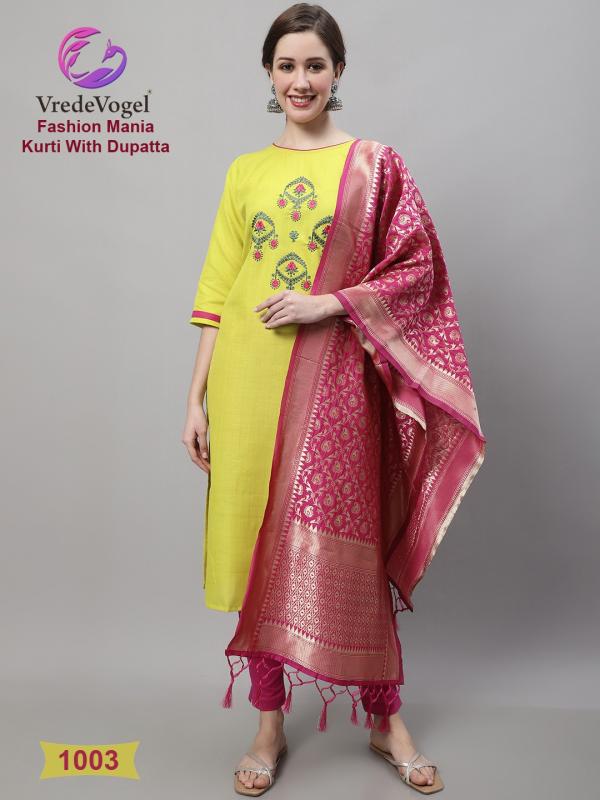 VredeVogel Fashion Mania Cotton Exclusive Designer Readymade Suit